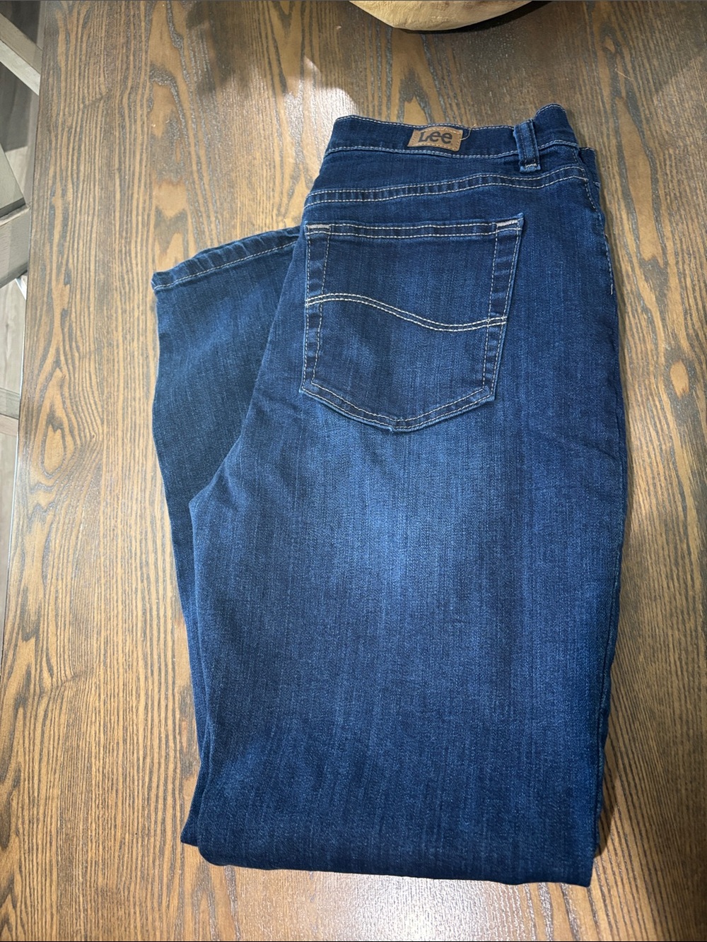 Lee Women's Skinny Jeans in Deep Indigo Blue